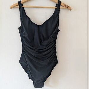 Miraclesuit Black One Piece size 10